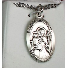 St Joseph Medal with Chain